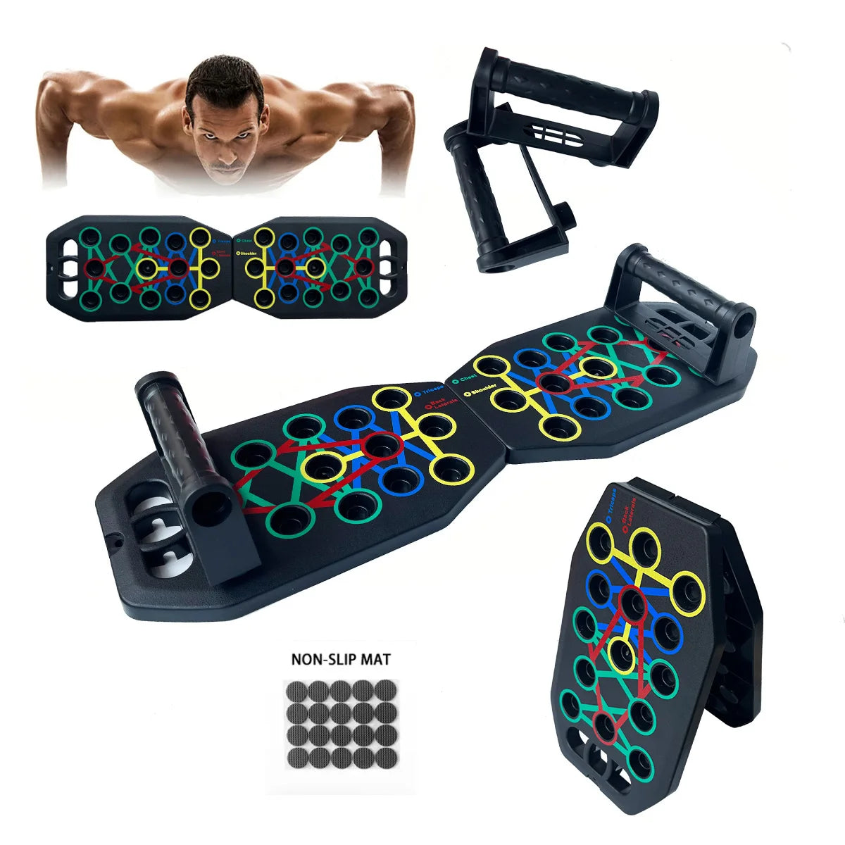 Push up Board Multi-Function Push up Bar Push up Handles Professional Home Workout Gym Equipment Strength Training